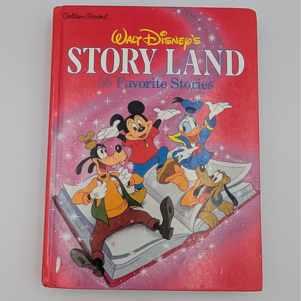 Walt Disney Story Land 55 Favorite Stories Golden Books Hardcover Vintage 1991